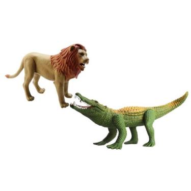 Imagem de Brinquedos Articulados - Leão e Crocodilo - Silmar