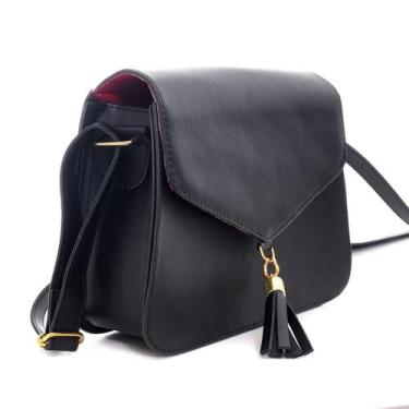 Imagem de Bolsa Bolsinha Pequena Clutch Tiracolo Alça Transversal De Lado - M R 