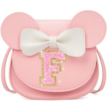Imagem de OYLOLA Presentes de aniversário para meninas de 3, 4, 5, 6, 7 e 8 anos, bolsa infantil para meninas pequenas, presente para meninas, Rosa-rosa brilhante, F