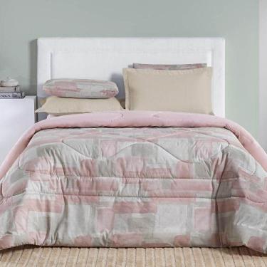 Imagem de Edredom Queen Cotton Select Dupla Face 200 Fios 1 Peça - Quadri - Casa