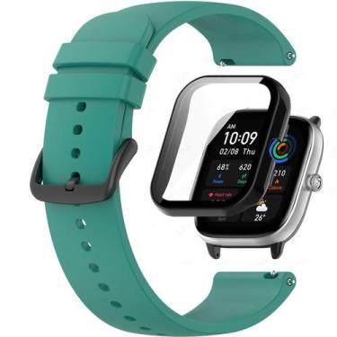 Imagem de Kit Pulseira + Capa protetora compatível GTS4 Mini A2176 - Estilo no P