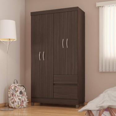 Imagem de Guarda Roupa 4 Portas Vicente Cafe Touch