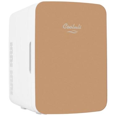 Imagem de Geladeira e Frigobar para carro, Portátil, 1 240V, 12V, L, COOLULI Infinity 10 Liter Gold Mini Fridge, Dourado