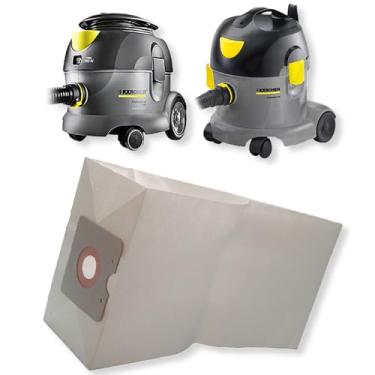 Imagem de 3 Saco Coletor Refil de Papel Descartável para Aspirador de Pó Karcher T10/1 e T12/1 Cartucho Bag Tambor