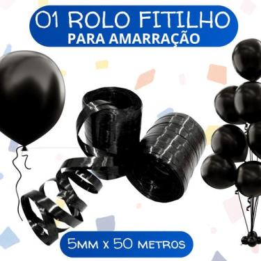 Imagem de Fitilho Rolo para Embalagens e Presentes Prático e Versátil CORES DISP
