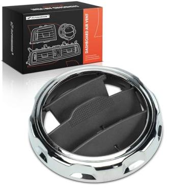Imagem de A-Premium Grade de ventilação de ar condicionado compatível com Land Rover Range Rover Sport 2010-2013, LR4 2010-2016, LR3 2005-2009, console central traseiro, preto e cromado