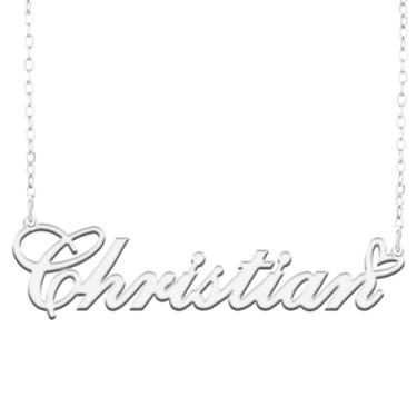 Imagem de A168A Colar com nome personalizado personalizado banhado nome colar para mãe filha amizade mulheres dia dos namorados Natal aniversário ano novo, Metal, Sem Pedra Preciosa Não aplicável