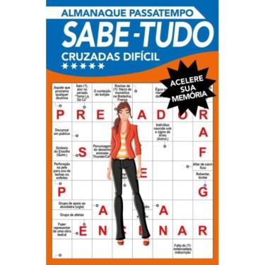 Imagem de Almanaque Passatempo - Sabe-Tudo- Cruzada DÍficil