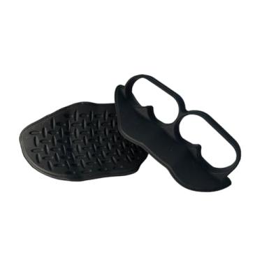 Imagem de Pegciuho 1 par de punhos de levantamento de peso Protetores de mão ergonômica para homens garotas de mão de ginástica para a calistenia de levantamento de, Preto