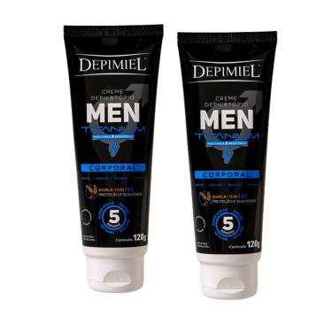 Imagem de Kit C2 Creme Depilatório Masculino Sem Dor - Depimiel