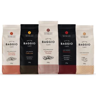 Imagem de Kit Baggio Bourbon + Premium + Choc. Avelã + Choc. Trufado + Caramelo