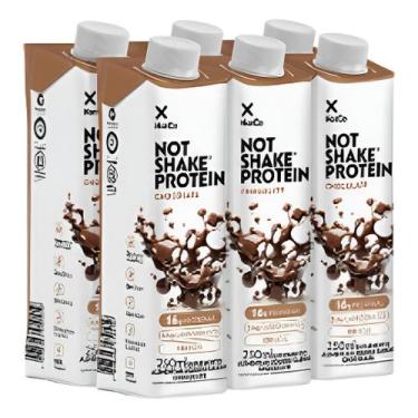 Imagem de Bebida High Protein Chocolate 250ml  kit 6 unidades Gamer - not skake
