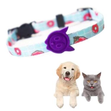 Imagem de Coleira Gato e Cachorro Regulável até 40cm Guia Donut's Pet - Dog Walk