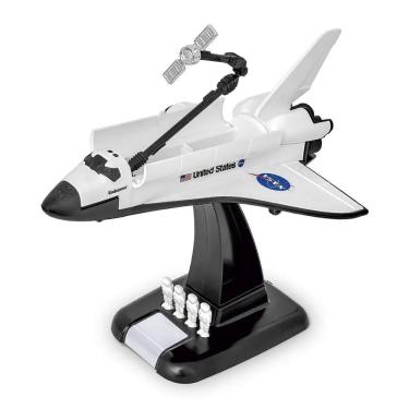 Imagem de Ônibus Espacial Space Shuttle Nasa Satélite Cromado Réplica