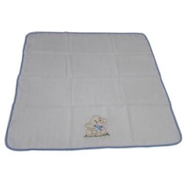 Imagem de Kit 5 Fralda De Pano Bordada Para Menino 70X70Cm Com Croche - Dugu, Al