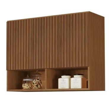 Imagem de Armario Aéreo Organizador Multiuso Quarto Sala Bela 3 Portas - Mega Fa