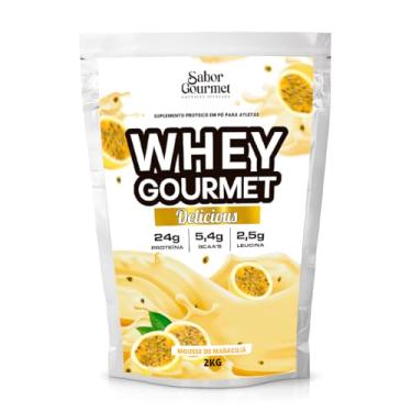 Imagem de Whey Gourmet Delicious 2Kg, Deliciosos Sabores, Maracujá