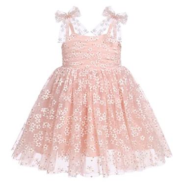 Imagem de IMEKIS Bebê-Meninas Onederful Primeiro Aniversário Roupa Menina Vestido: 1º 2º Bolo Smasheaster Bebê Boho Arco-Íris Princesa Vestidos Vintage Saia Tutu Recém-Nascido Sessão D