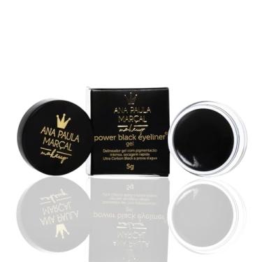Imagem de Ana Paula Marçal Delineador Semi Matte Ultra Carbon de Longa Duração Power Black Gel Eyeliner 5g