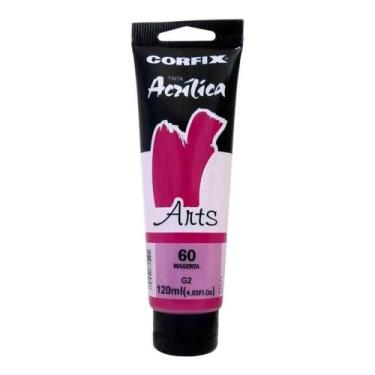 Imagem de Tinta Acrílica 120ml G2 060 Magenta Corfix, 060 - MAGENTA
