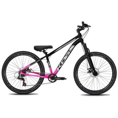 Imagem de Bicicleta Aro 29 KOG 1X7 Tipo Freeride Viking Hupi Gios, Rosa degrade 
