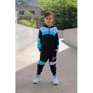 Imagem de Conjunto Agasalho Moletom Conjunto Abrigo Inverno De Menino - Ikaros K