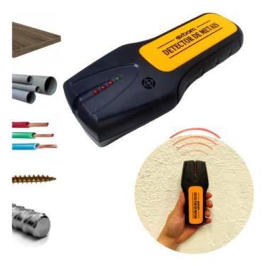 Imagem de Scanner Detector Parede Tubo Madeira Fio Metal Indicador LedDetector M