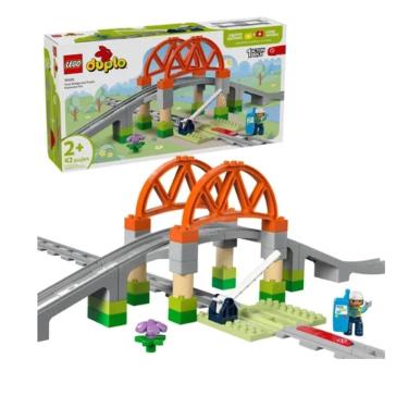Imagem de LEGO DUPLO - Conjunto de Expansão de Ponte e Trilhos de Trem 10426