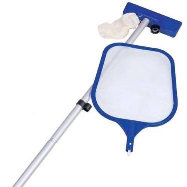 Imagem de Kit De Limpeza Manutenção Piscina Aspirador Peneira - Bestway