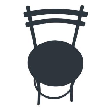 Imagem de Banqueta Siena Alta 70cm Pintura Epóxi - Flape