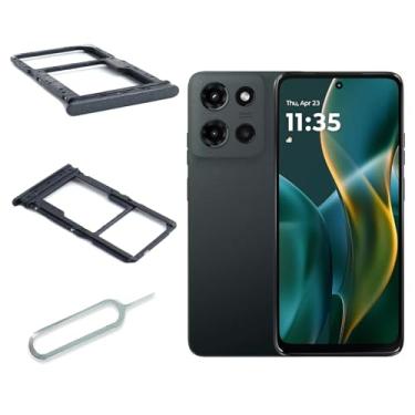 Imagem de Ygpmoiki Para Motorola Moto G 5G 2025 XT2513-1 XT2513-2 XT2513V Slot para cartão Micro SD Suporte de bandeja de cartão SIM único preto com pino