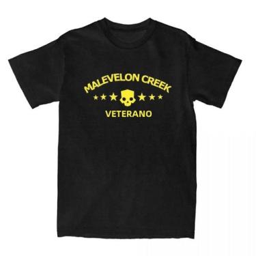 Imagem de Camiseta Vintage Helldivers 2 Malevelon Creek Veteran Party - Unissex,