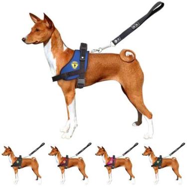 Imagem de Coleira Para Cachorros Porte Grande Médio E Pequeno Peitoral Pet Cães 