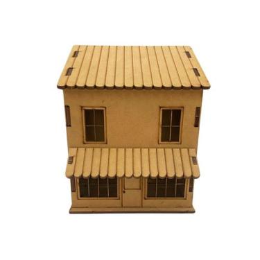Imagem de Miniatura casa suculenta m4 l8 x c6 x a9 - MeF2 ARTE EM MDF