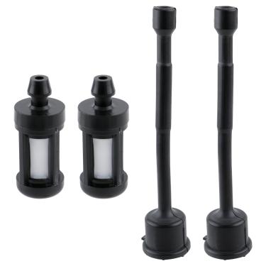 Imagem de Carbhub 2 peças de linha de combustível para Stihl 030 031 032 041 350 360 031AV 032AV 041AV filtro de combustível de motosserra