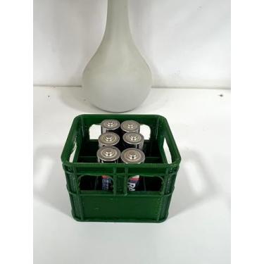 Imagem de Guarda Porta Organizador Pilha AA AAA 9V 18650 (Verde, AA)