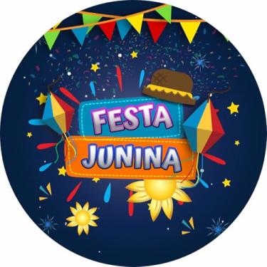 Imagem de Painel Redondo Veste Facil 1,50m Festa Junina (FJN116)