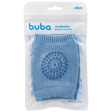 Imagem de Joelheira BUBA Antiderrapante - Kit com 2 Unidades Azul
