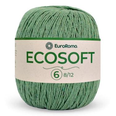 Imagem de Barbante Ecosoft EuroRoma nº06 422g, 802 ESMERALDA