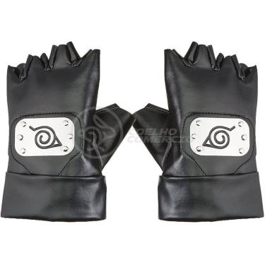 Imagem de Luvas De Couro Kakashi Hatake Sensei Ninja Que Copia Naruto