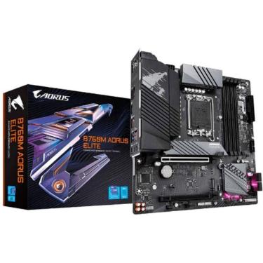 Imagem de Placa Mae Gigabyte Intel Lga (1700) B760M Aorus Elite Ddr5
