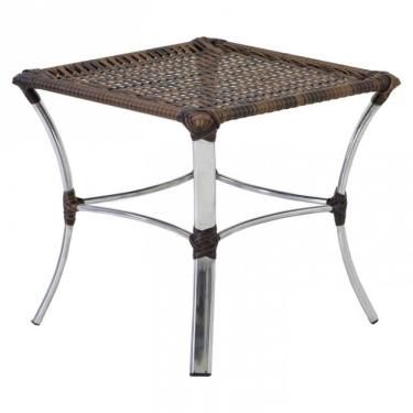 Imagem de Mesa De Centro Garden Em Alumínio E Fibra Trama Original Argila