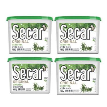 Imagem de 4 Antimofo Antiumidade Secar 180g Guarda Roupas Armários Balcão Pia Mu