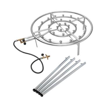 Imagem de Kit Fogareiro de Alta Pressão 64cm 037 e Cano de Emenda 50cm 041 Papal