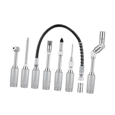 Imagem de JicSuXi 11x Acoplamento de graxa Acoplamentos completos Conexão rápida Lubrificação de metal Graxa Zerk Adaptadores de encaixe Bico