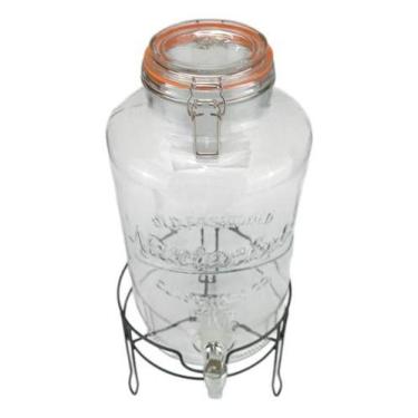 Imagem de Jarra Bebidas Transparente,suco Suqueira 8 Litros Cristal - Rufinos