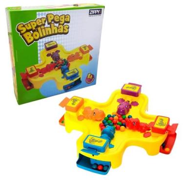 Imagem de Jogo Infantil Super Pega Bolinhas Interativo Até 4 Jogadores - Zippy T