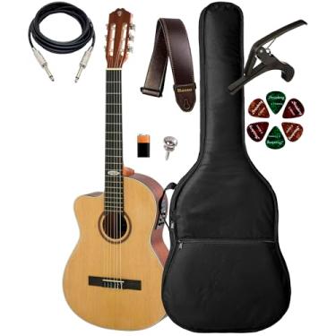 Imagem de Violão Strinberg Sc200c Ns Lh + Capa Luxo E Acessórios