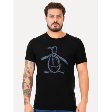Imagem de Camiseta Original Penguin Masculina Big Navy Mascot Logo Preto, M/M