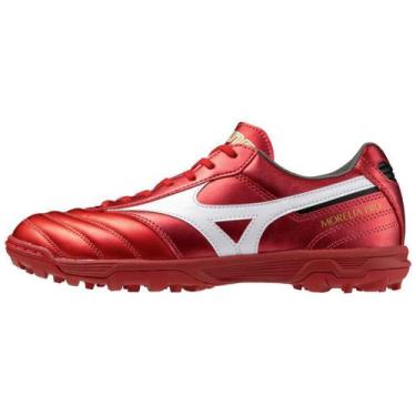 Imagem de Chuteira Society Mizuno Morelia II Pro AS Masculina, Vermelho, 40